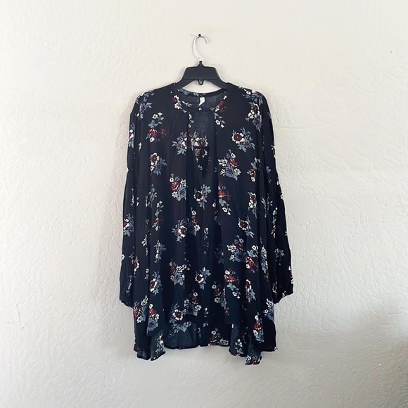 Free People ‘Snap On’ Floral Mini/ Tunic‎ Dress - Picture 3 of 10